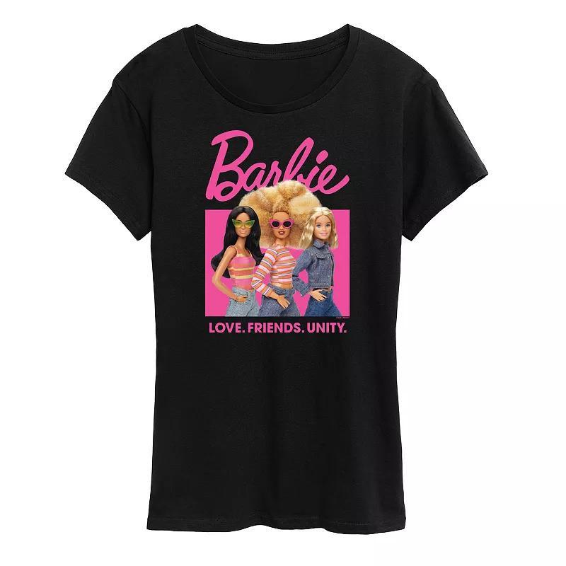 Womens Barbie Love Friends Unity Graphic Tee Product Image