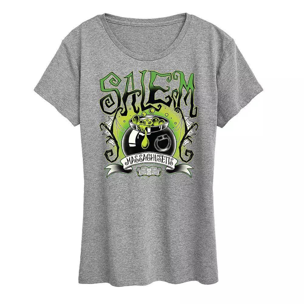 Womens Salem Witchy Collegiate Graphic Tee Product Image