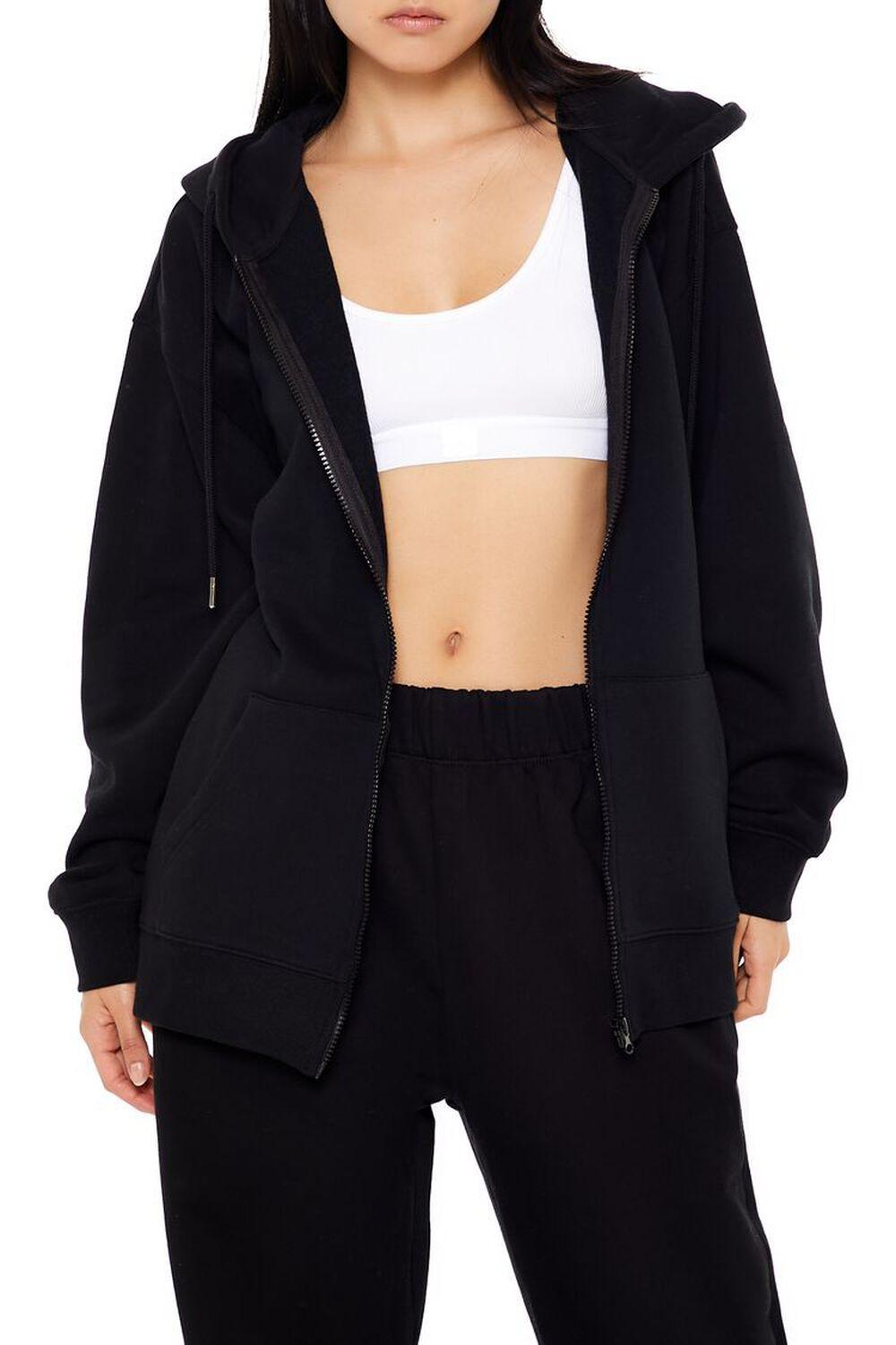 Fleece Zip-Up Hoodie | Forever 21 Product Image