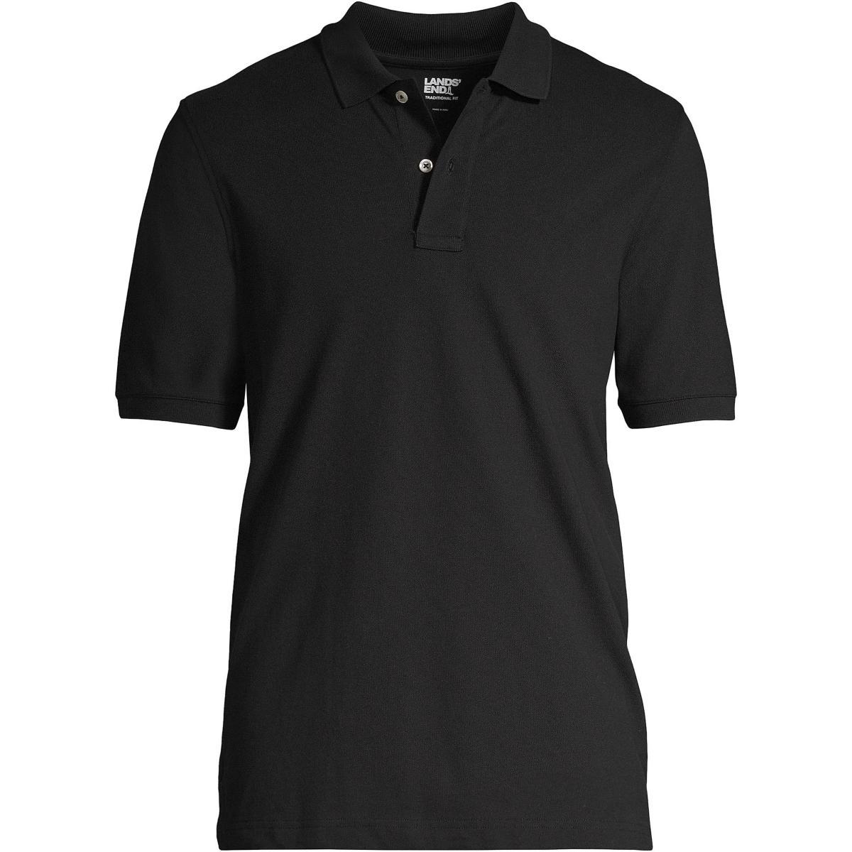 Big & Tall Lands' End Short Sleeve Comfort-First Mesh Polo Shirt, Men's, Size: XXL Tall, White Product Image
