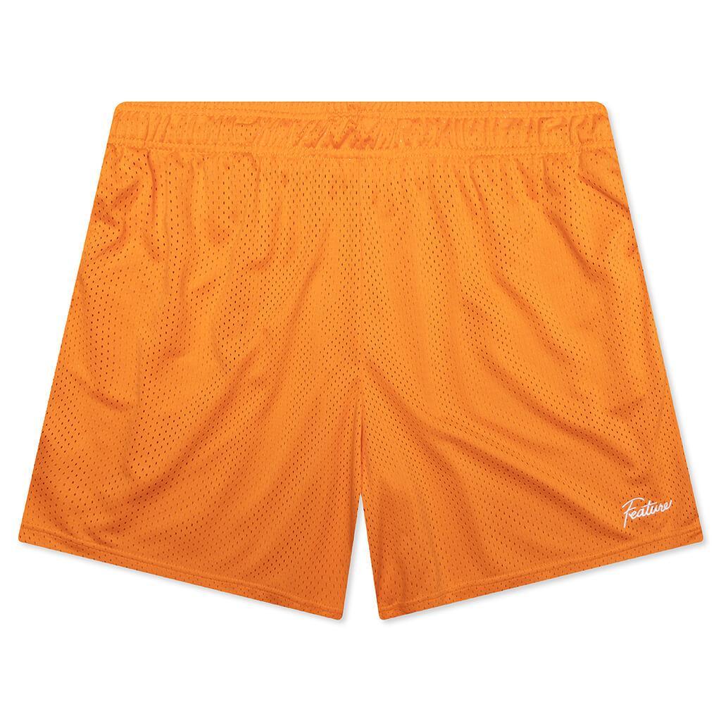 West Mesh Shorts - Orange Male Product Image