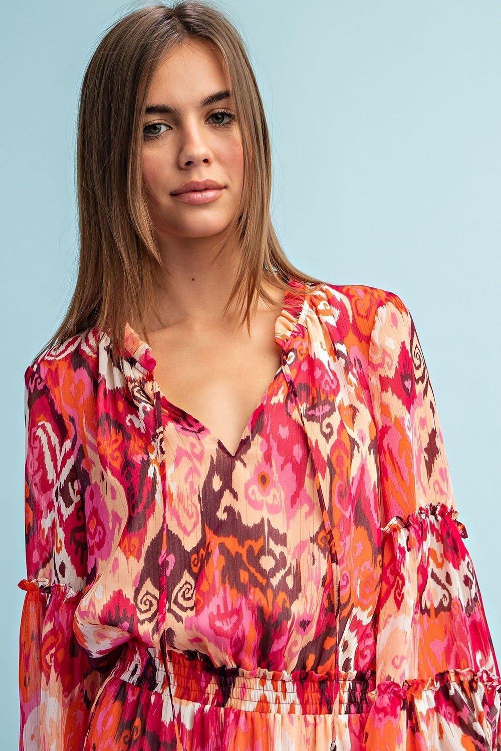 Pink Southern Bell Mini Dress* Product Image
