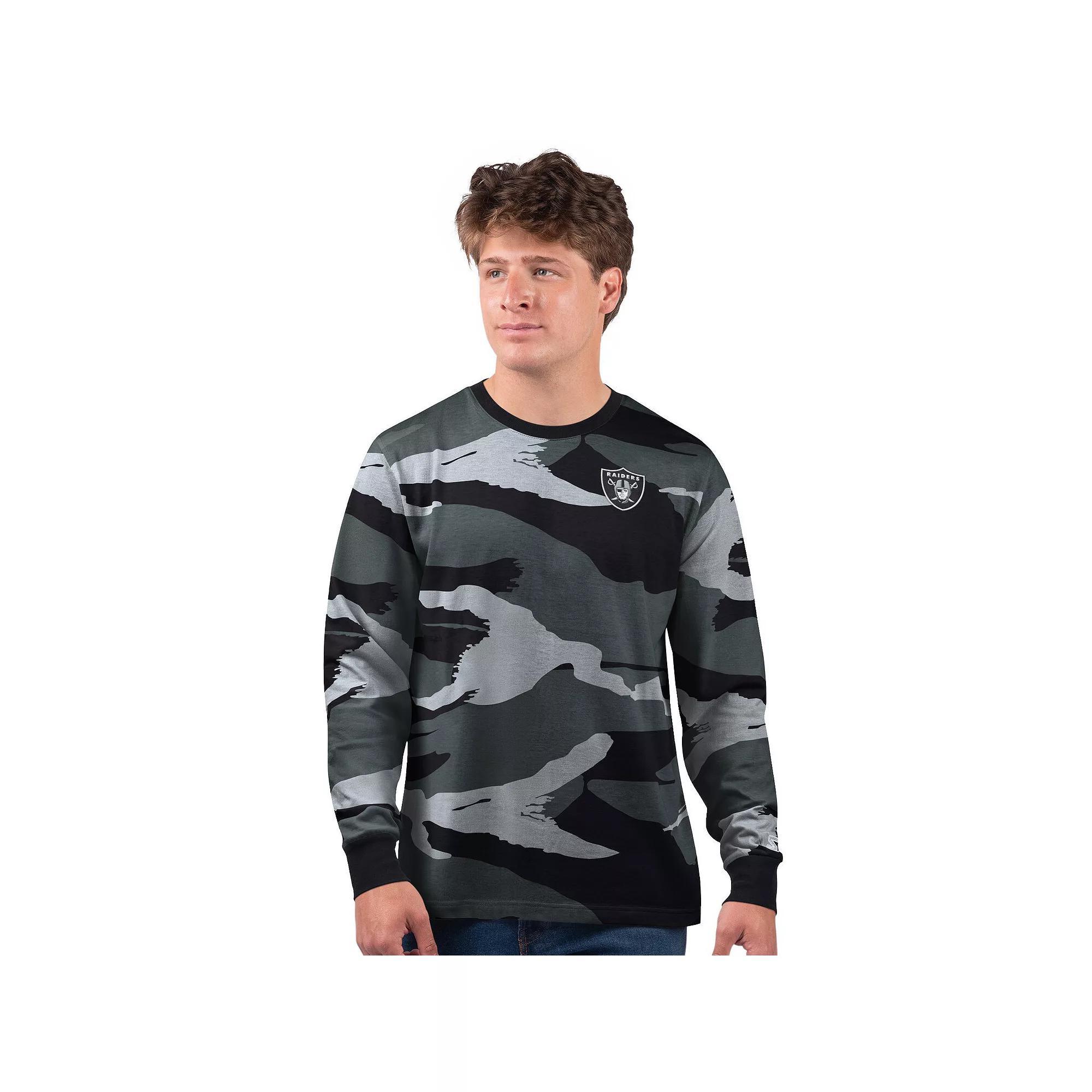 Mens Starter Gray Baltimore Ravens Thursday Night Gridiron Long Sleeve T-Shirt Product Image