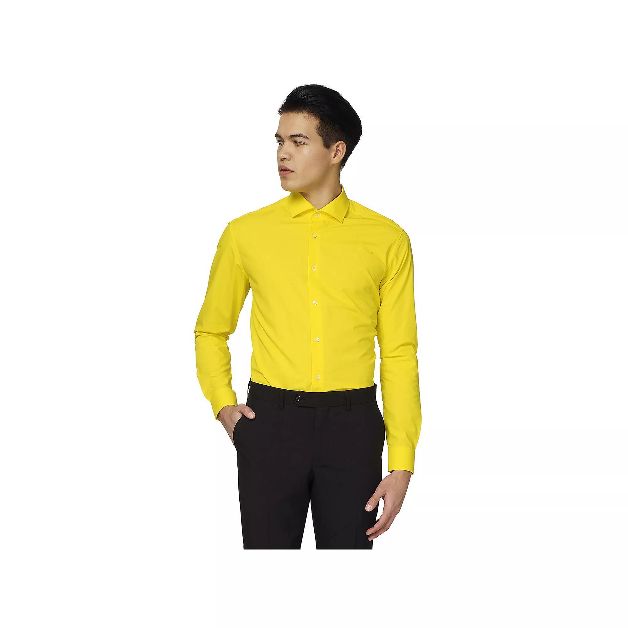 Men's OppoSuits Modern-Fit Dress Shirt, Size: 3XL, Yellow Fellow Product Image