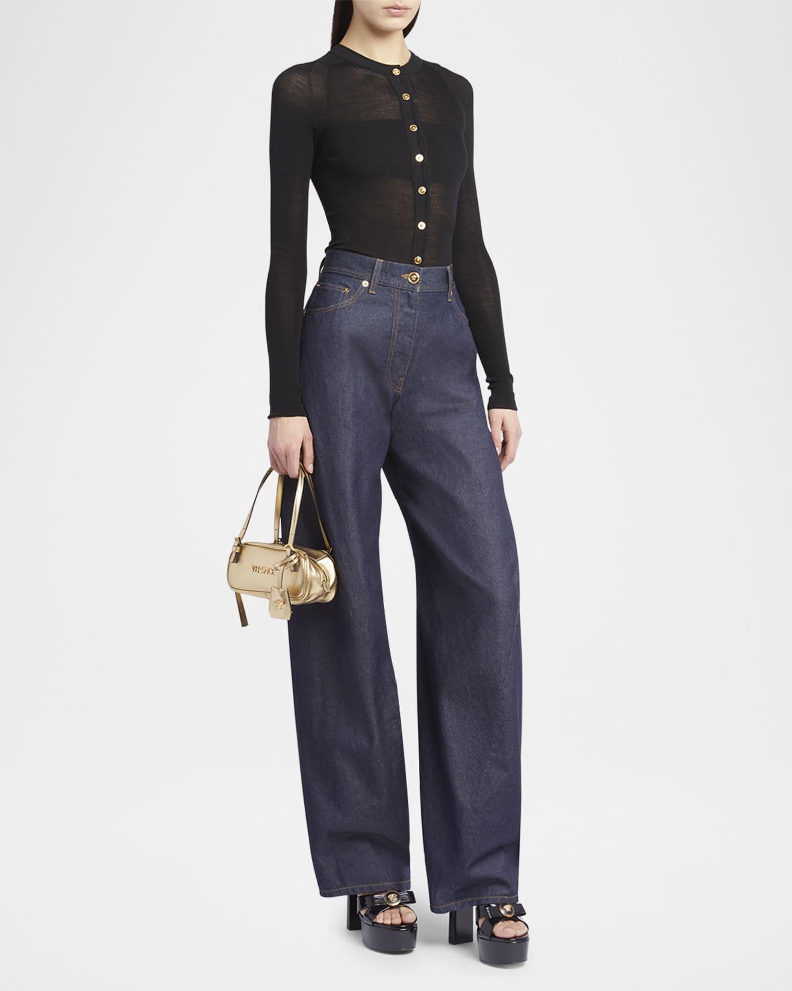 La Medusa Mini Leather Shoulder Bag Product Image