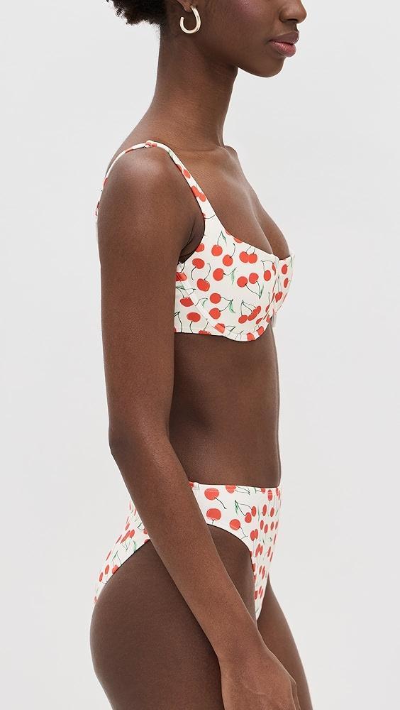 Good American Cherry Demi Support Top | Shopbop Product Image