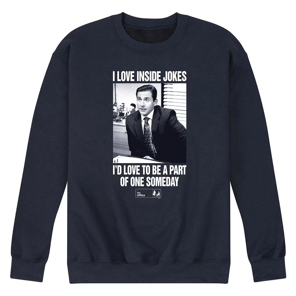 Mens The Office Michael Love Inside Jokes Sweatshirt Product Image