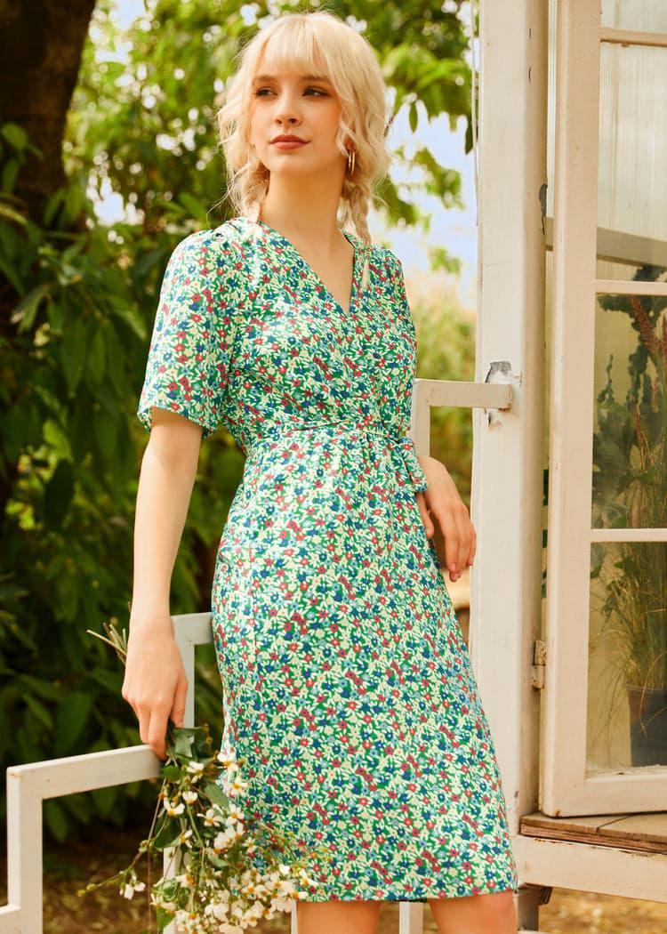 Petal & Promise Wrap Dress Product Image