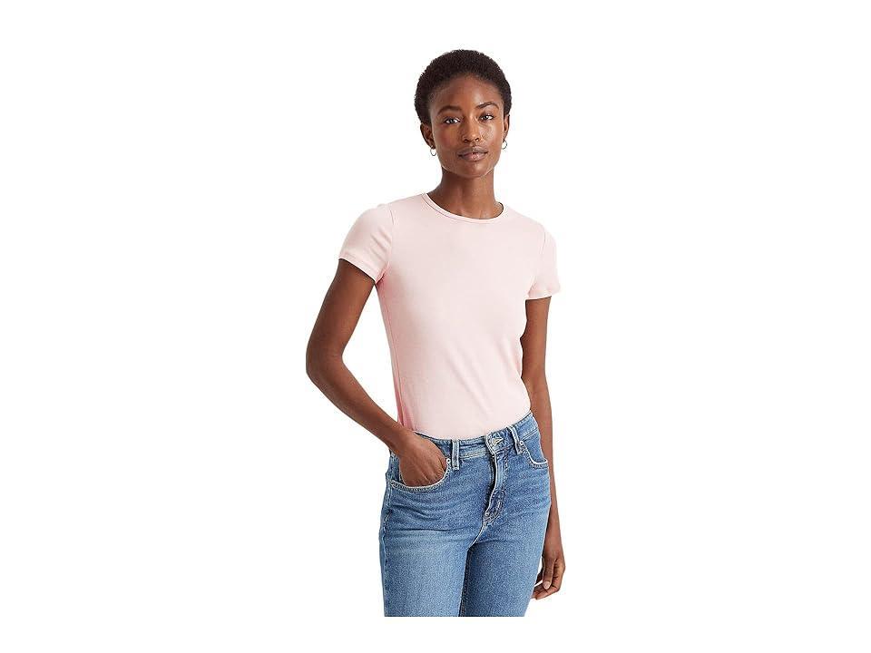 Lauren Ralph Lauren Short Sleeve Round Neck Stretch Cotton T Product Image