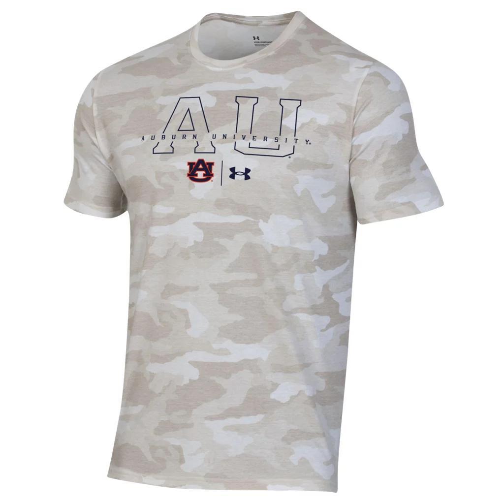 UA Performance Cotton Camo Collegiate Mens T-Shirt Product Image