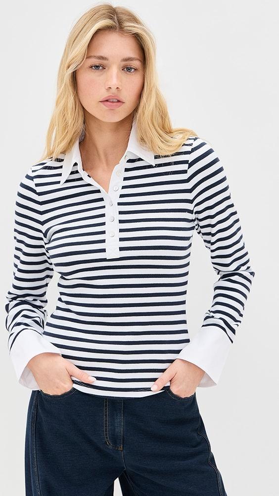 Cinq à Sept Striped Jaden Top | Shopbop Product Image