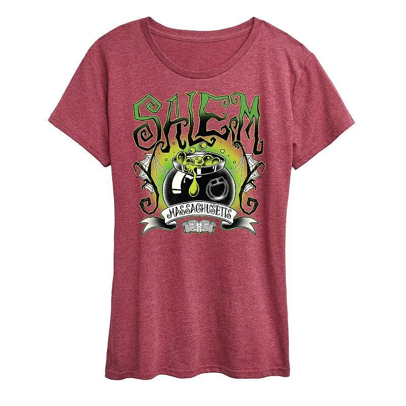 Womens Salem Witchy Collegiate Graphic Tee Product Image