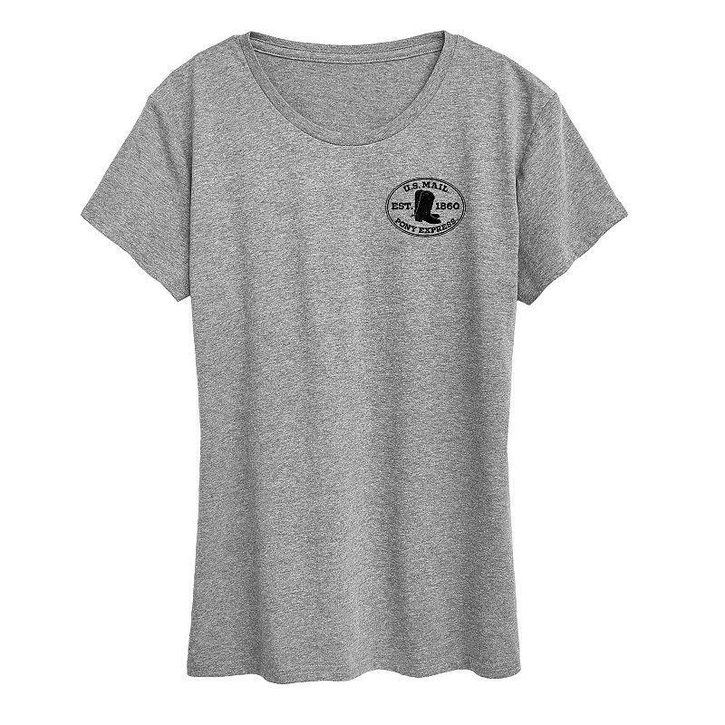 Womens USPS Pony Express Graphic Tee Product Image