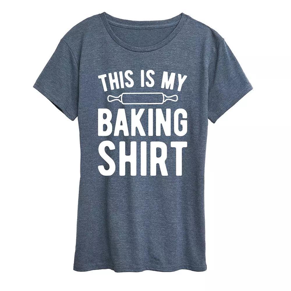 Women's This Is My Baking Shirt Graphic Tee, Girl's, Size: XXL, Grey Green Product Image