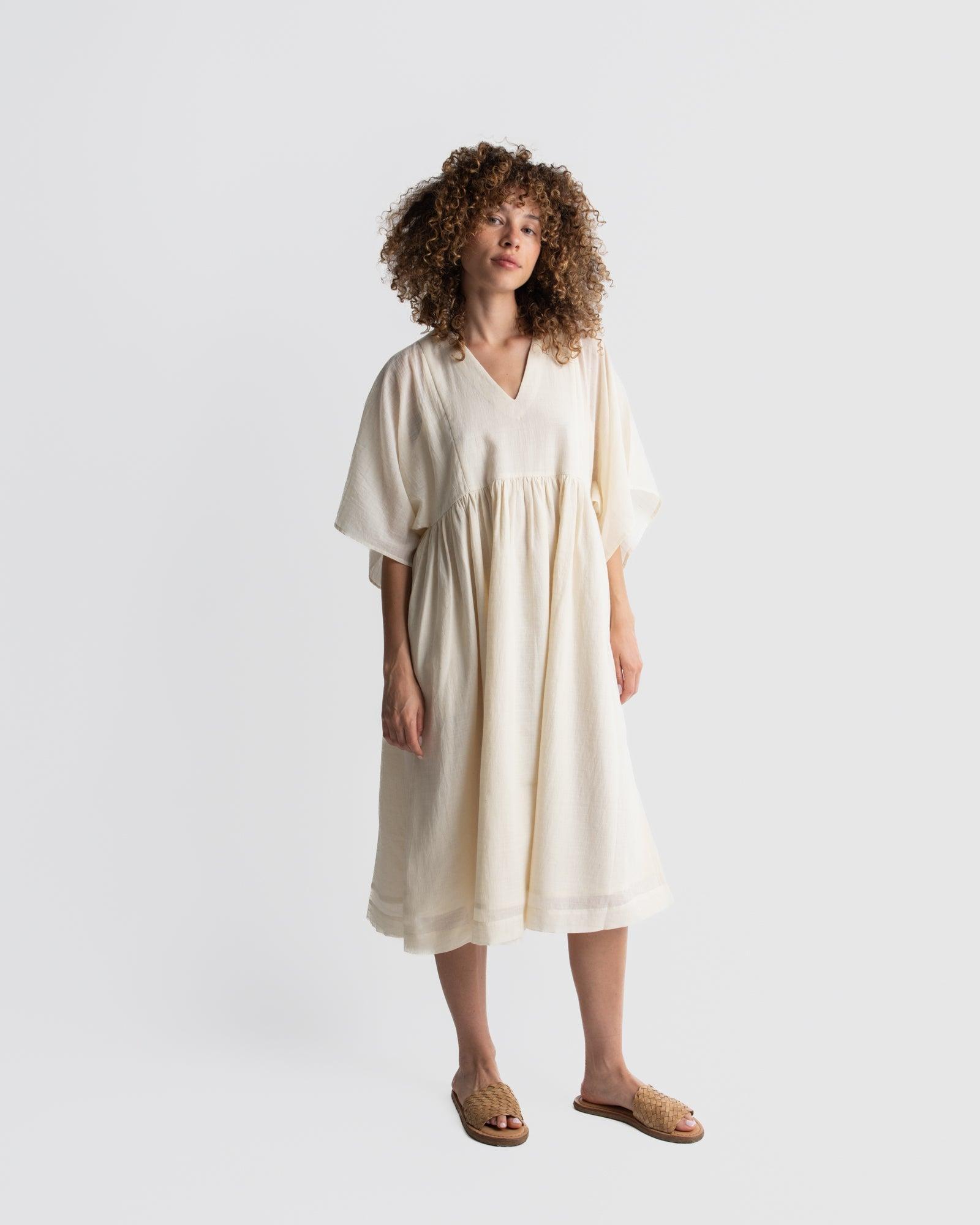 Boxy Sleeve Summer Dress Product Image