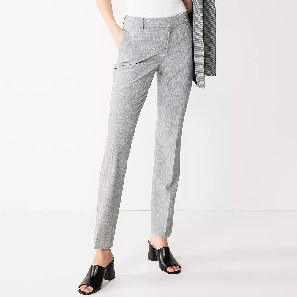 Petite Nine West Barely Bootcut Pants, Women's, Size: 18 Petite, Grey Gray Product Image