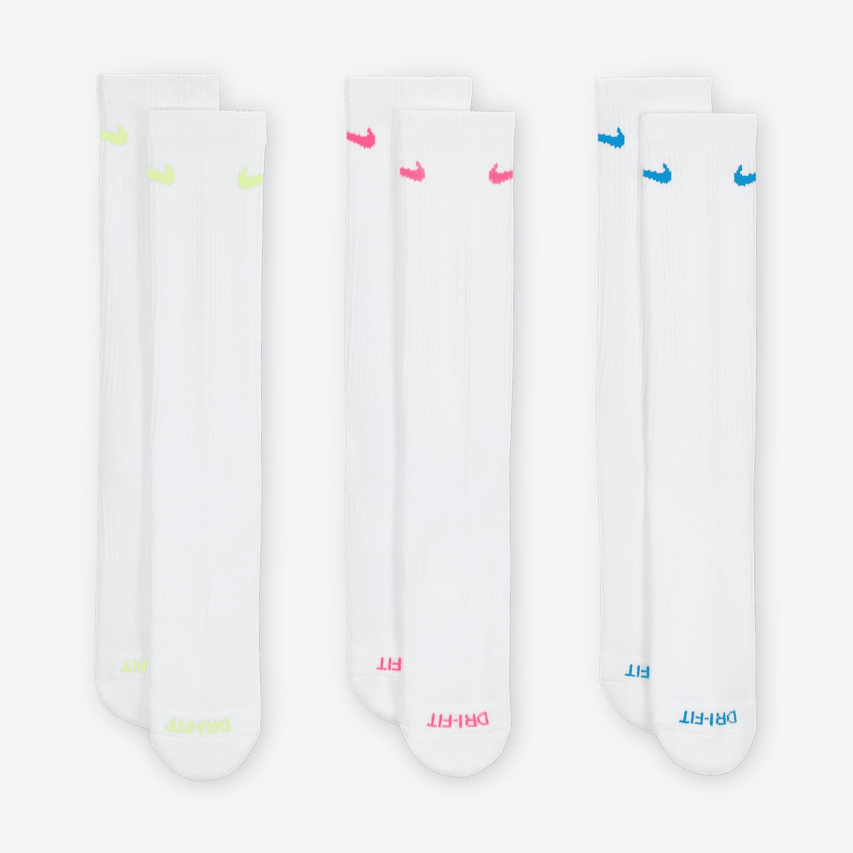 Nike Unisex Everyday Plus Cushioned Training Crew Socks (3 Pairs) Product Image