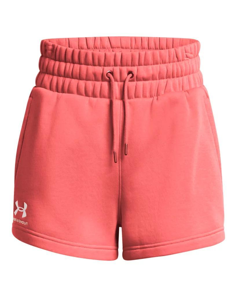 UA Icon Fleece Boxer Womens 2.75 Shorts Product Image