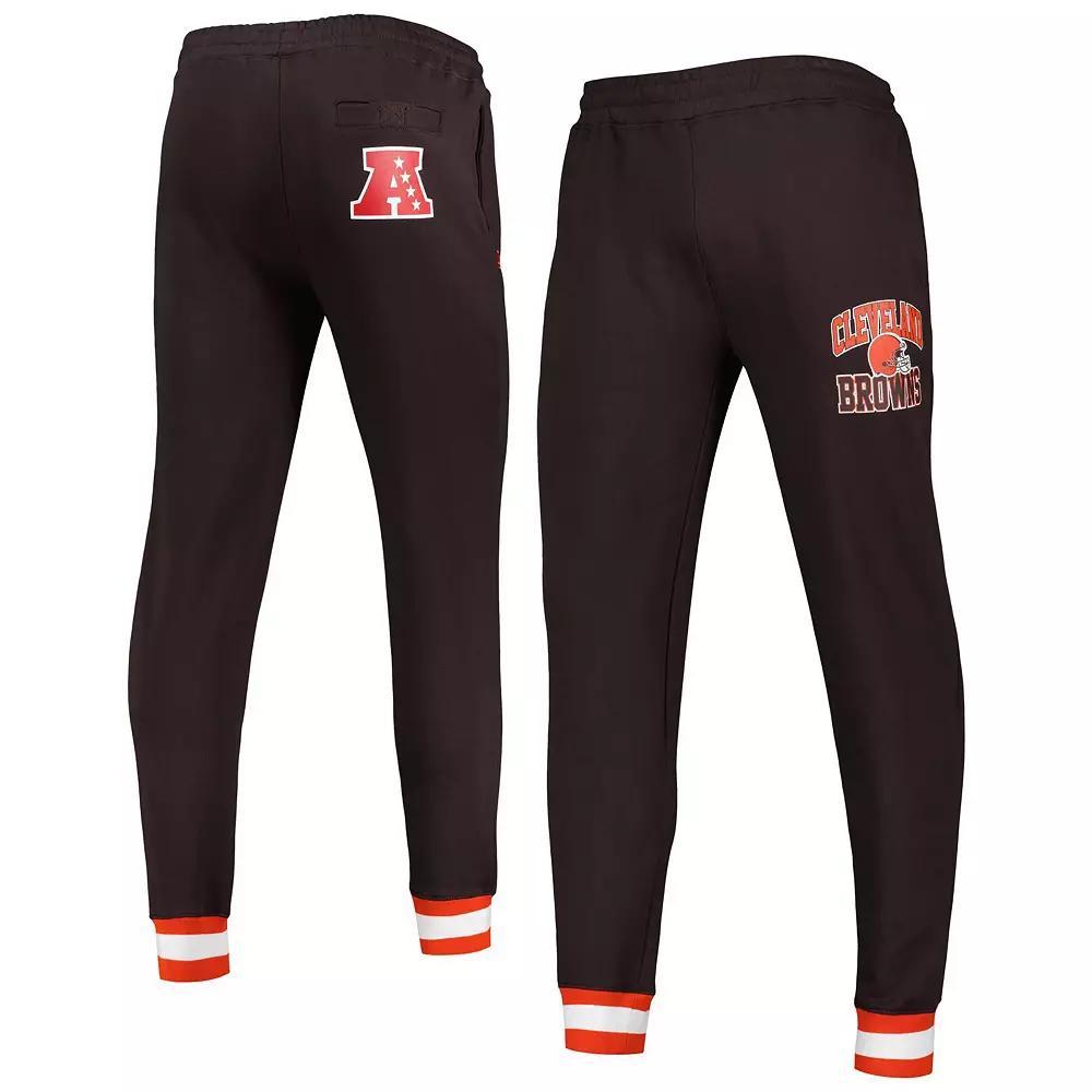 Men's Starter Brown Cleveland Browns Blitz Fleece Jogger Pants, Size: XL Product Image