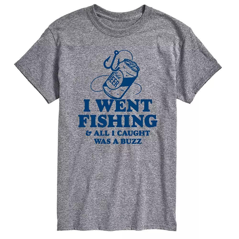 Mens Went Fishing Caught A Buzz Graphic Tee Product Image