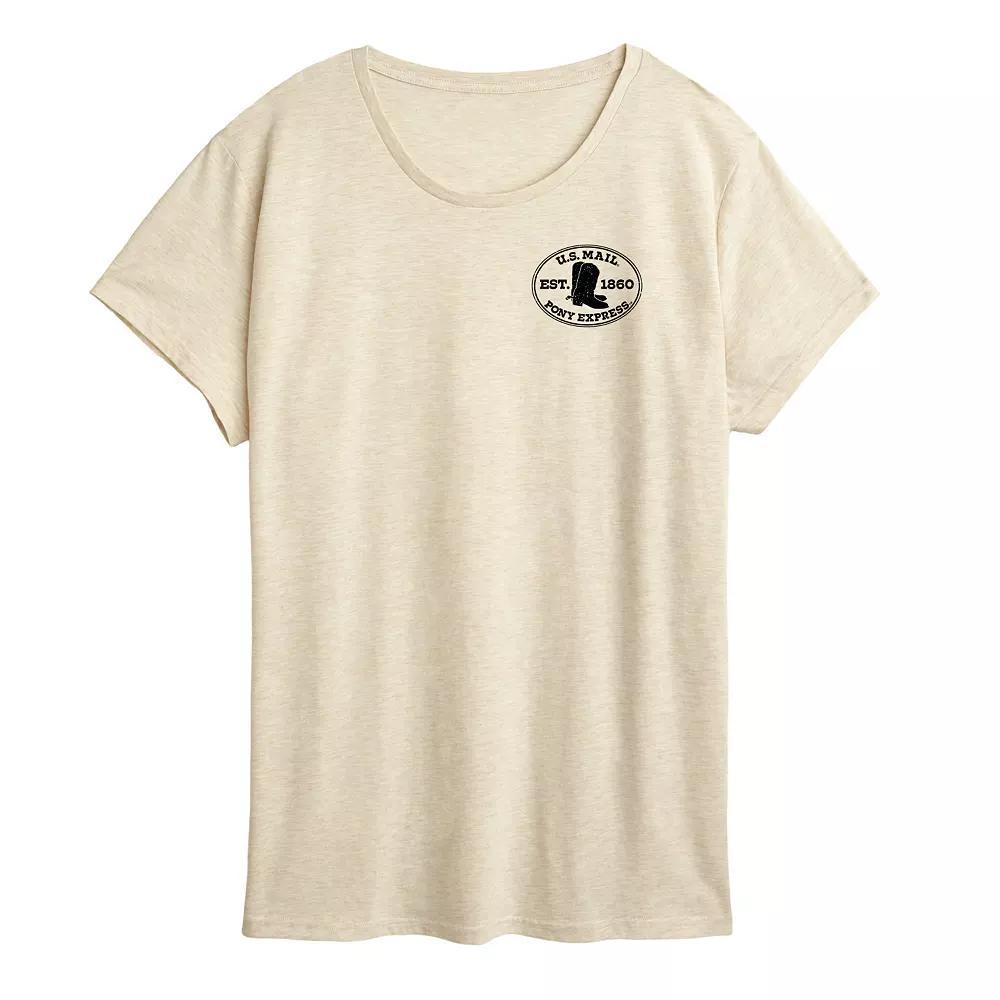 Womens USPS Pony Express Graphic Tee Product Image