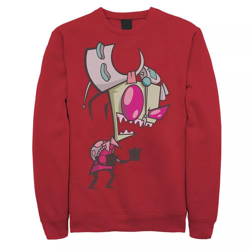 Men's Jurassic Park Raptor Distressed Portrait Sweatshirt, Size: Large, Black Product Image