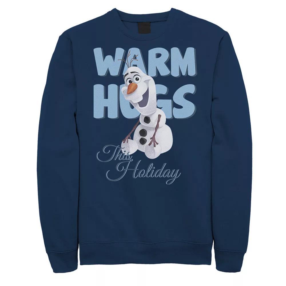 Disney's Frozen Olaf Warm Hugs Men's Sweatshirt, Size: Medium, Blue Product Image