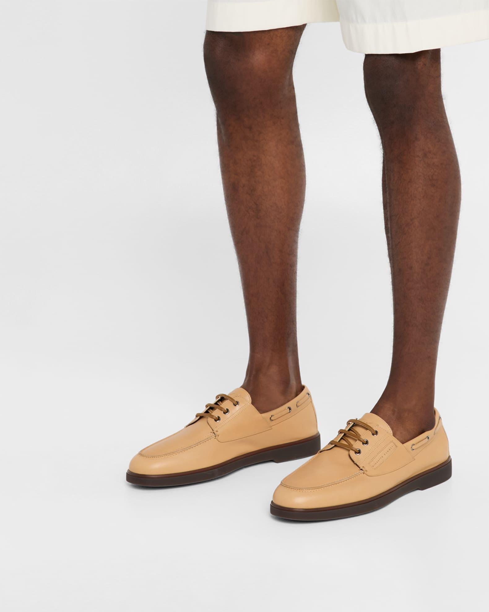 Men's Harbour Leather Boat Shoes Product Image