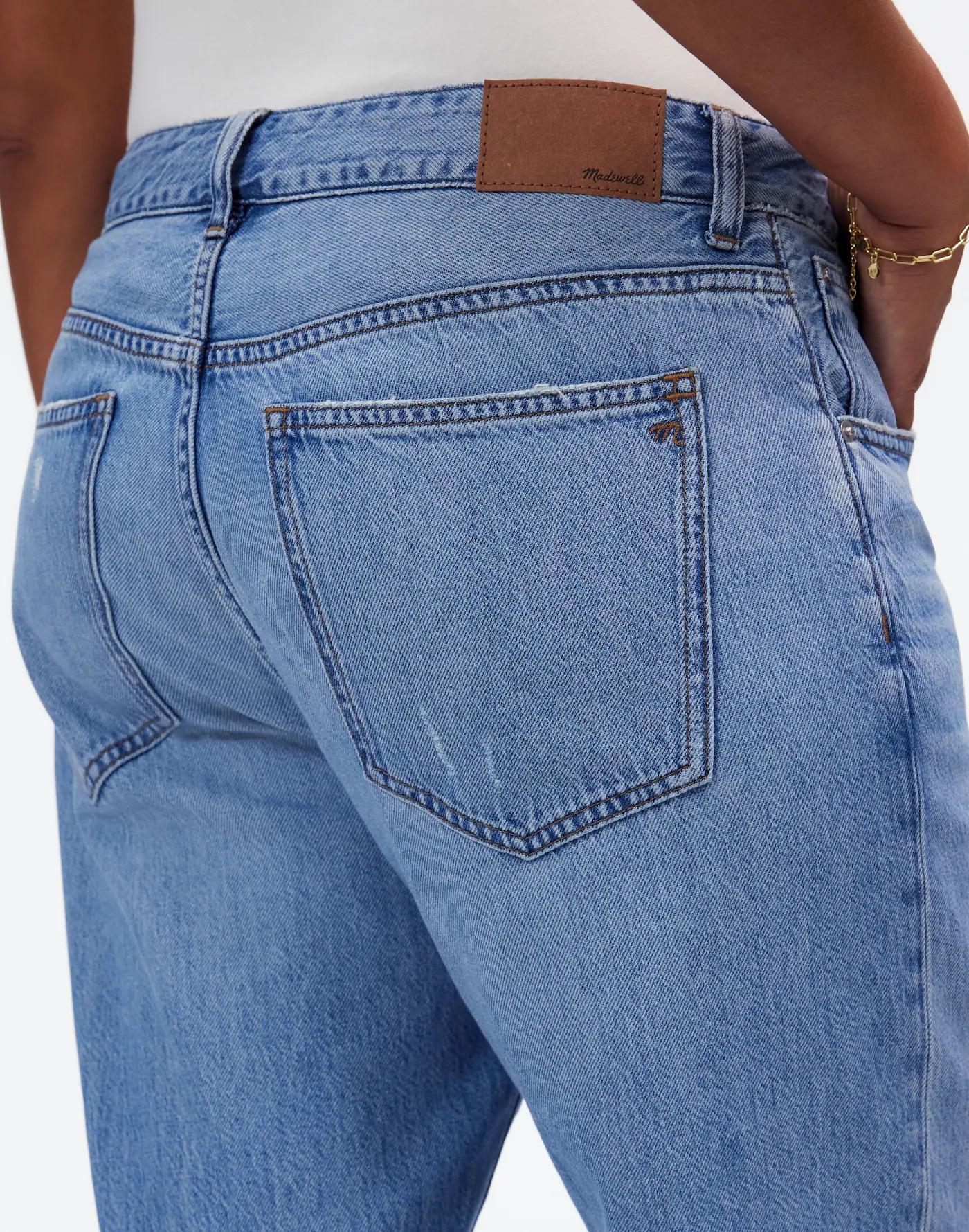 The Curvy Dean Easy Straight Jean in Northridge Wash: Airy Denim Edition Product Image