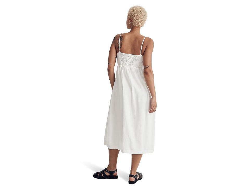Madewell Double-Tie Cutout Sweetheart Midi Dress (Eyelet ) Women's Clothing Product Image