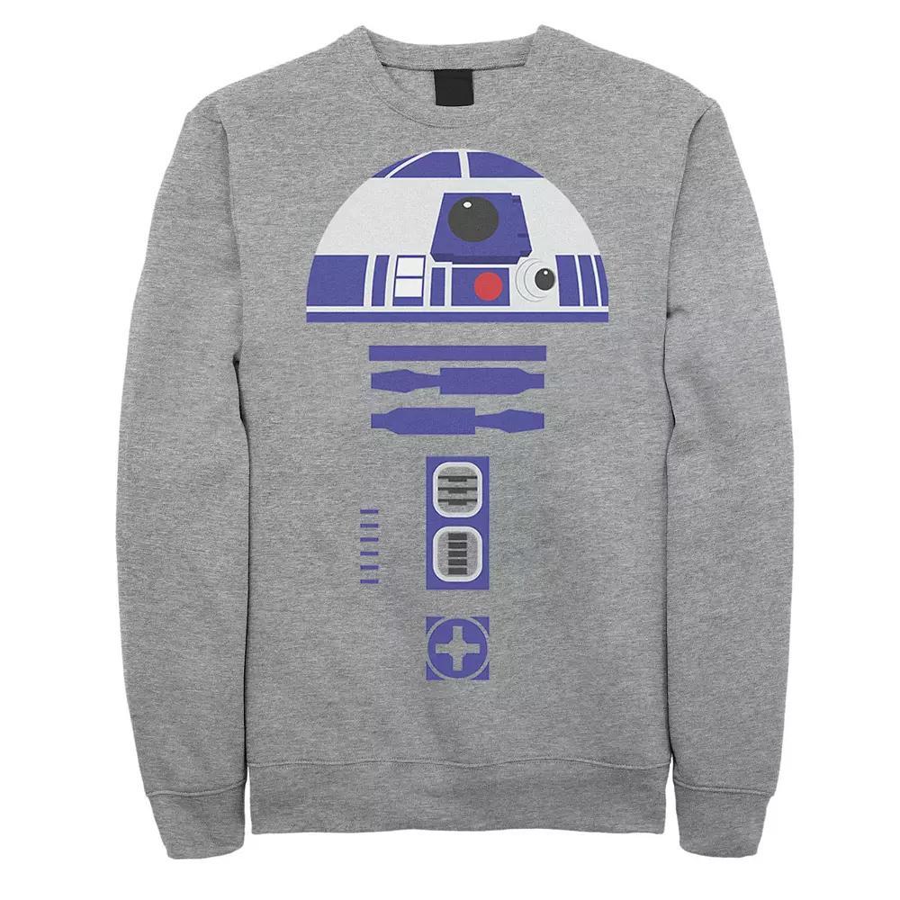 Men's Star Wars Halloween Simple R2-D2 Costume Sweatshirt, Size: XL, Athletic Grey Product Image