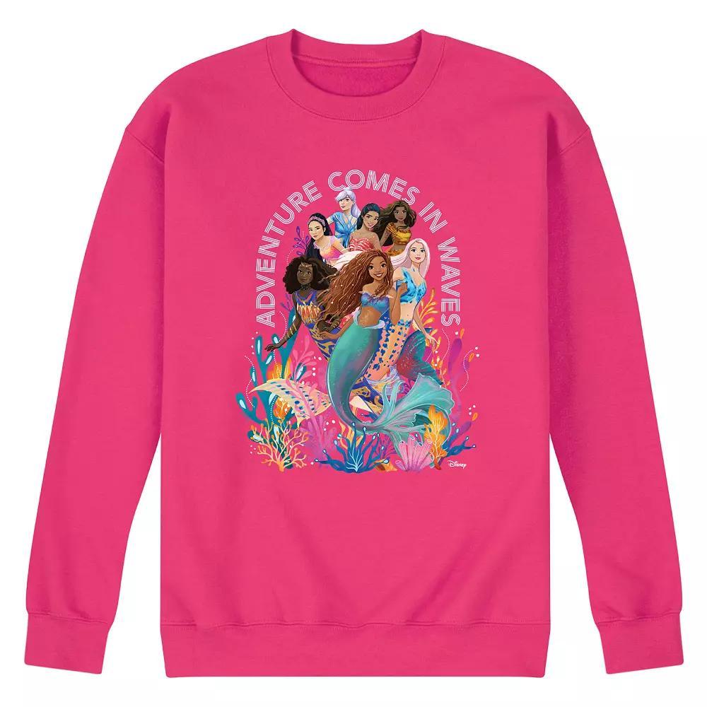 Disneys The Little Mermaid Mens Waves Graphic Tee Product Image