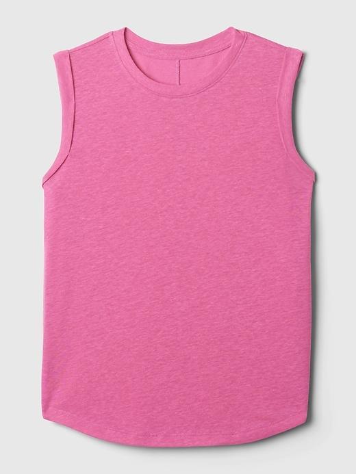 Linen-Blend Tank Top Product Image