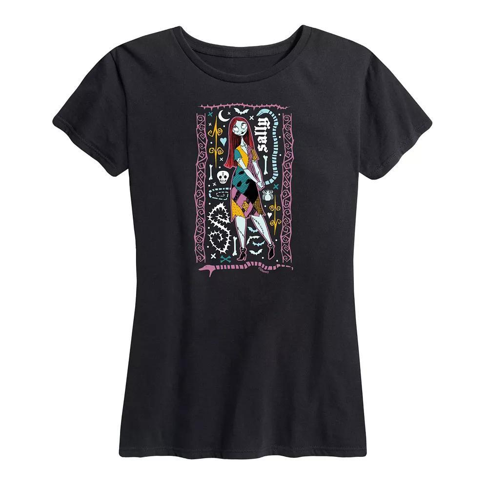 Disney's Nightmare Before Christmas Sally Women's Graphic Tee, Girl's, Size: Medium, Black Product Image