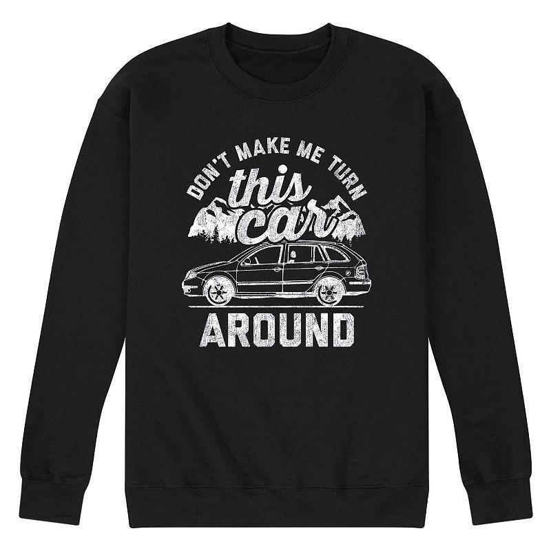 Mens Turn This Car Around Graphic Sweatshirt Product Image