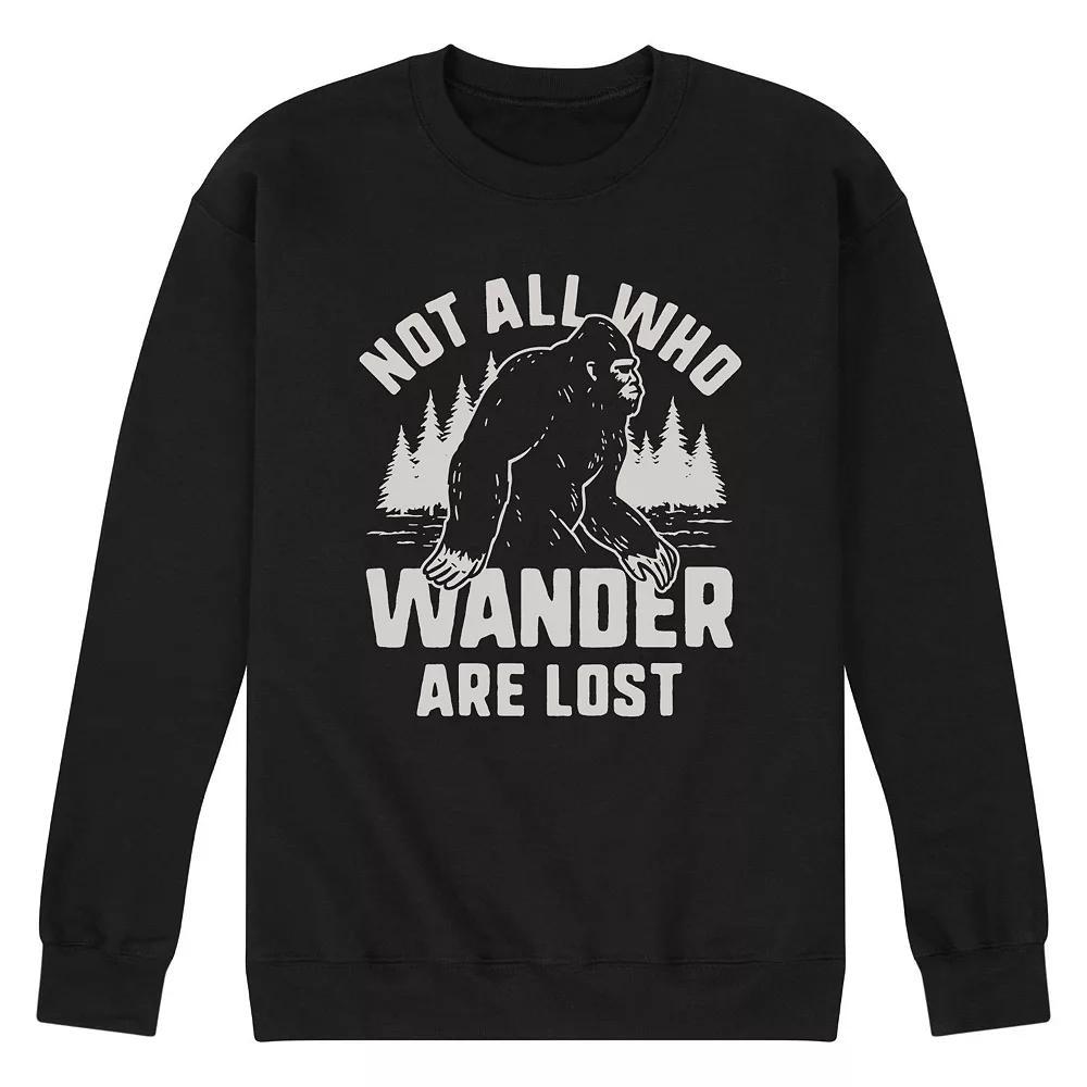 Mens Not All Who Wander Are Lost Sweatshirt Product Image