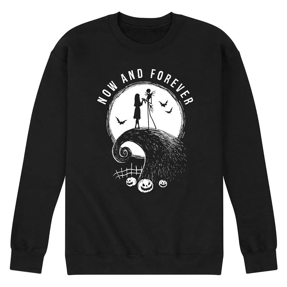 Disneys The Nightmare Before Christmas Mens Now & Forever Fleece Sweatshirt Product Image