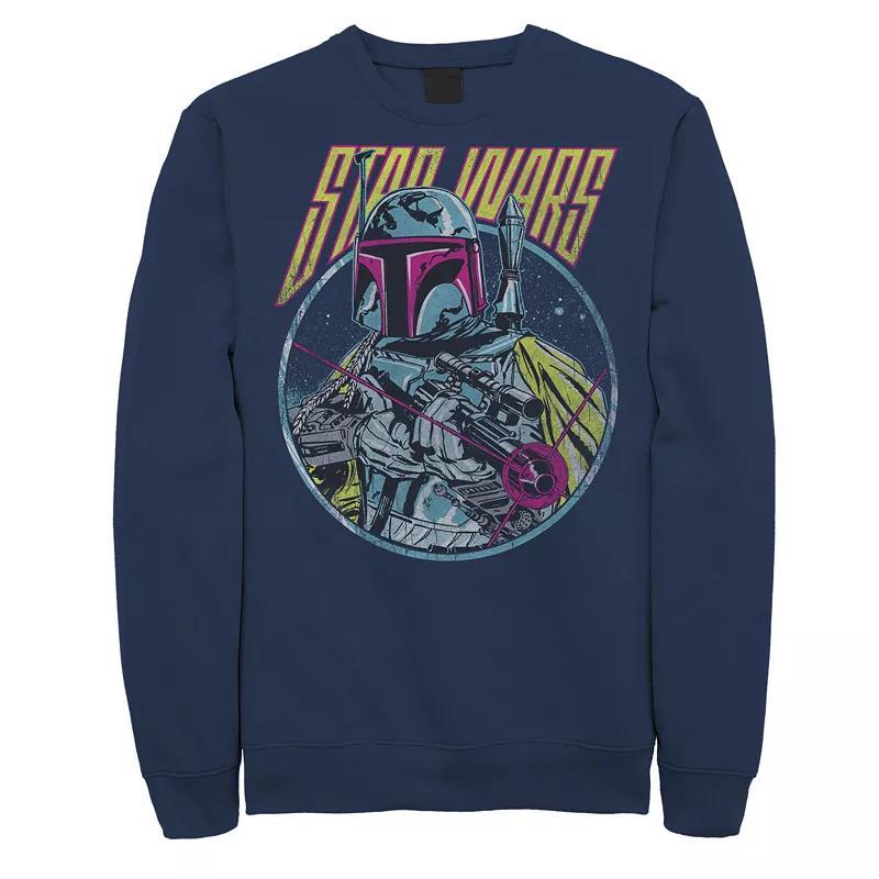 Disney's Star Wars Men's Boba Fett Blaster Badge Fleece, Size: 3XL Tall, Blue Product Image