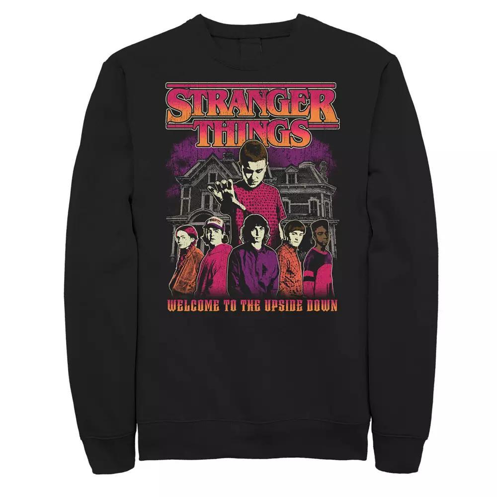 Big & Tall Stranger Things Elevens Power Crewneck, Men's, Size: 4XL, Black Product Image