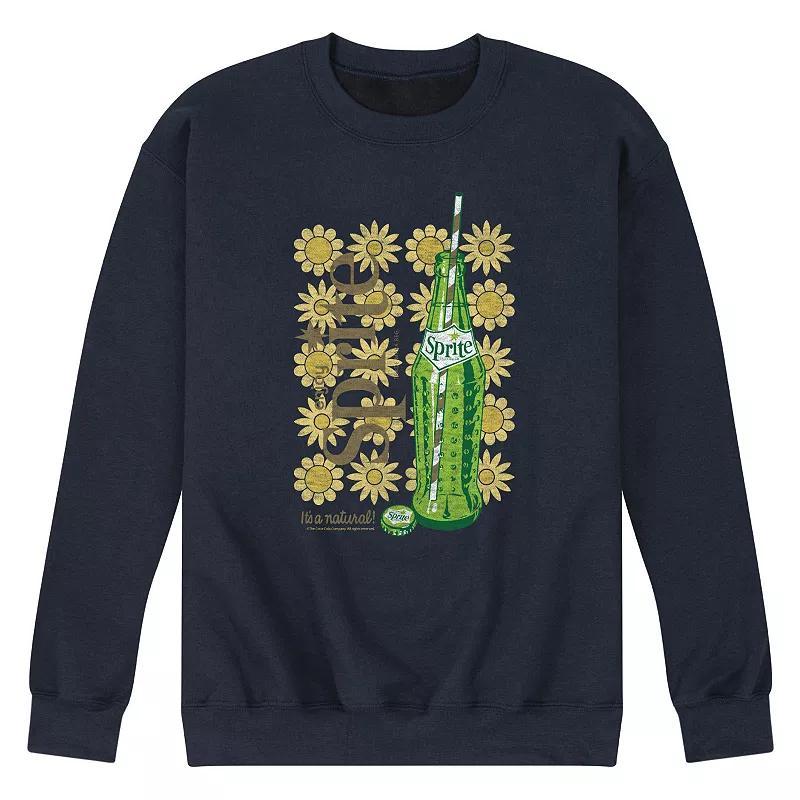 Mens Sprite Bottle Daisy Fleece Sweatshirt Blue Product Image