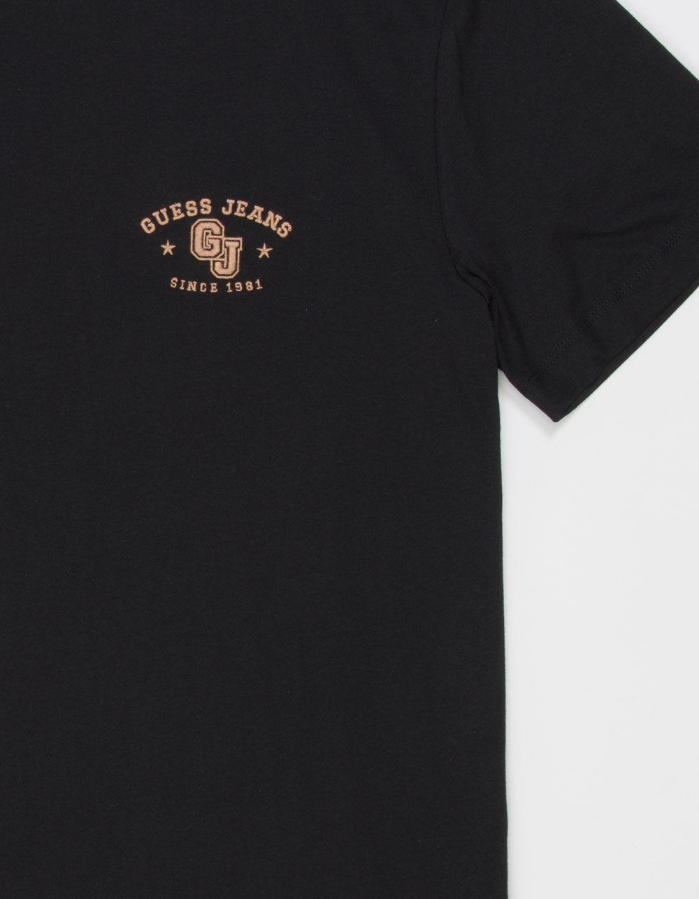GUESS JEANS Logo Stars Mens Tee - BLACK Product Image