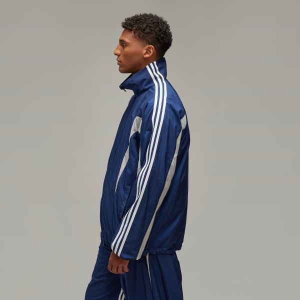 adidas Y-3 3-Stripes Nylon Shell Jacket Dark Blue XS Mens Product Image