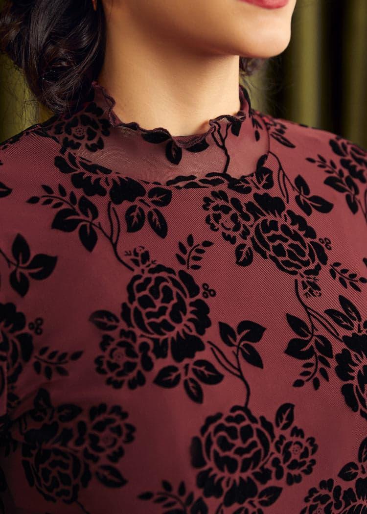 Golden Era Glow Turtleneck Top Product Image