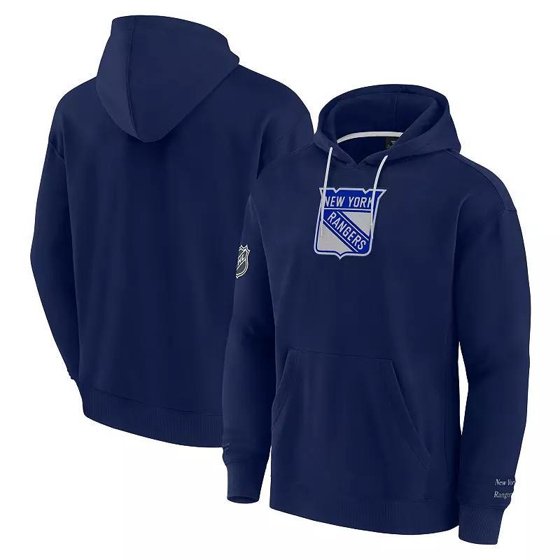 Men's Fanatics Blue New York Rangers Elements Pace Pullover Hoodie, Size: 4XL, Ran Blue Product Image