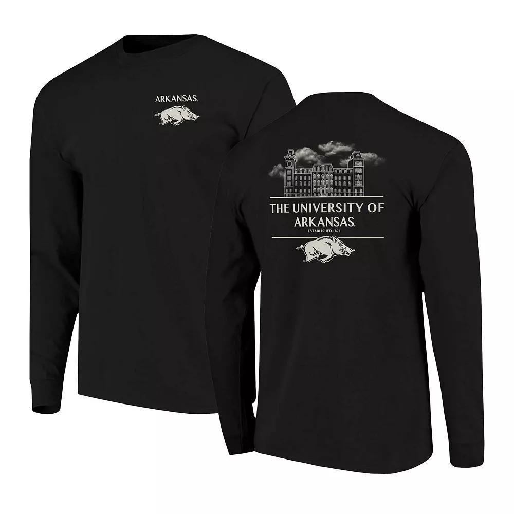 Men's Black Arkansas Razorbacks Comfort Colors Campus Nights Long Sleeve T-Shirt, Size: XL Product Image