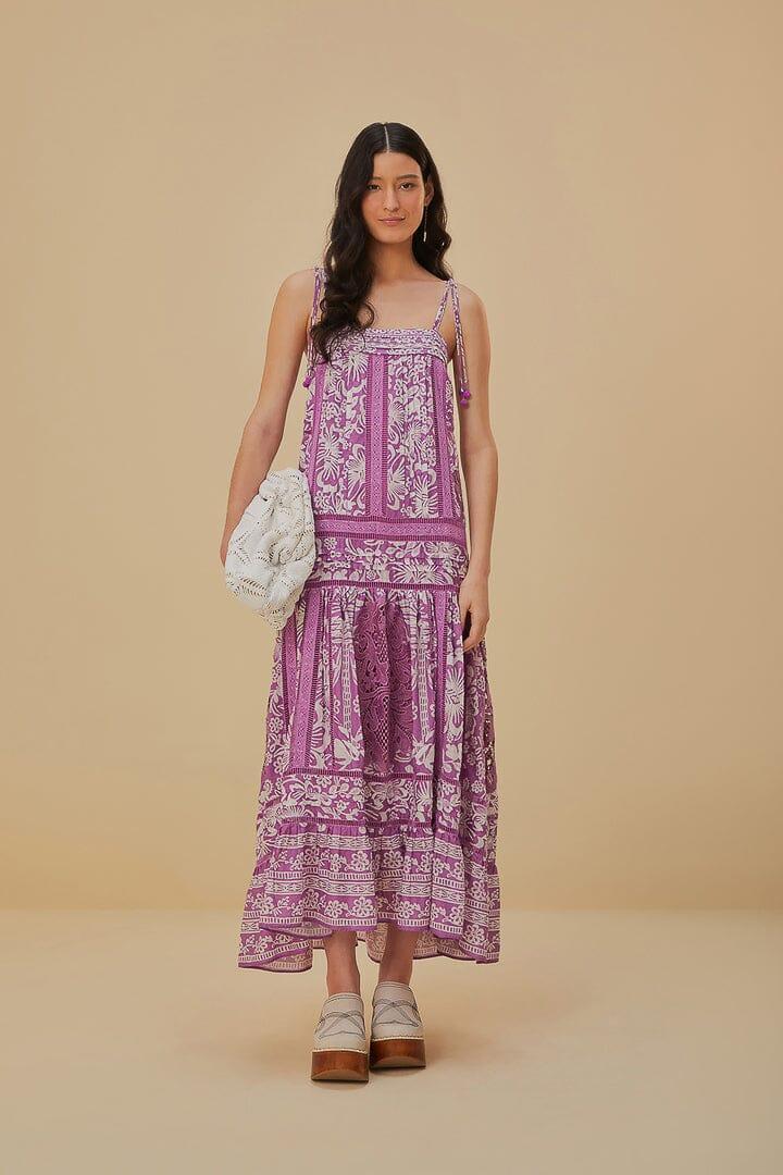 Womens Sweet Garden Floral Shift Maxi Dress Product Image