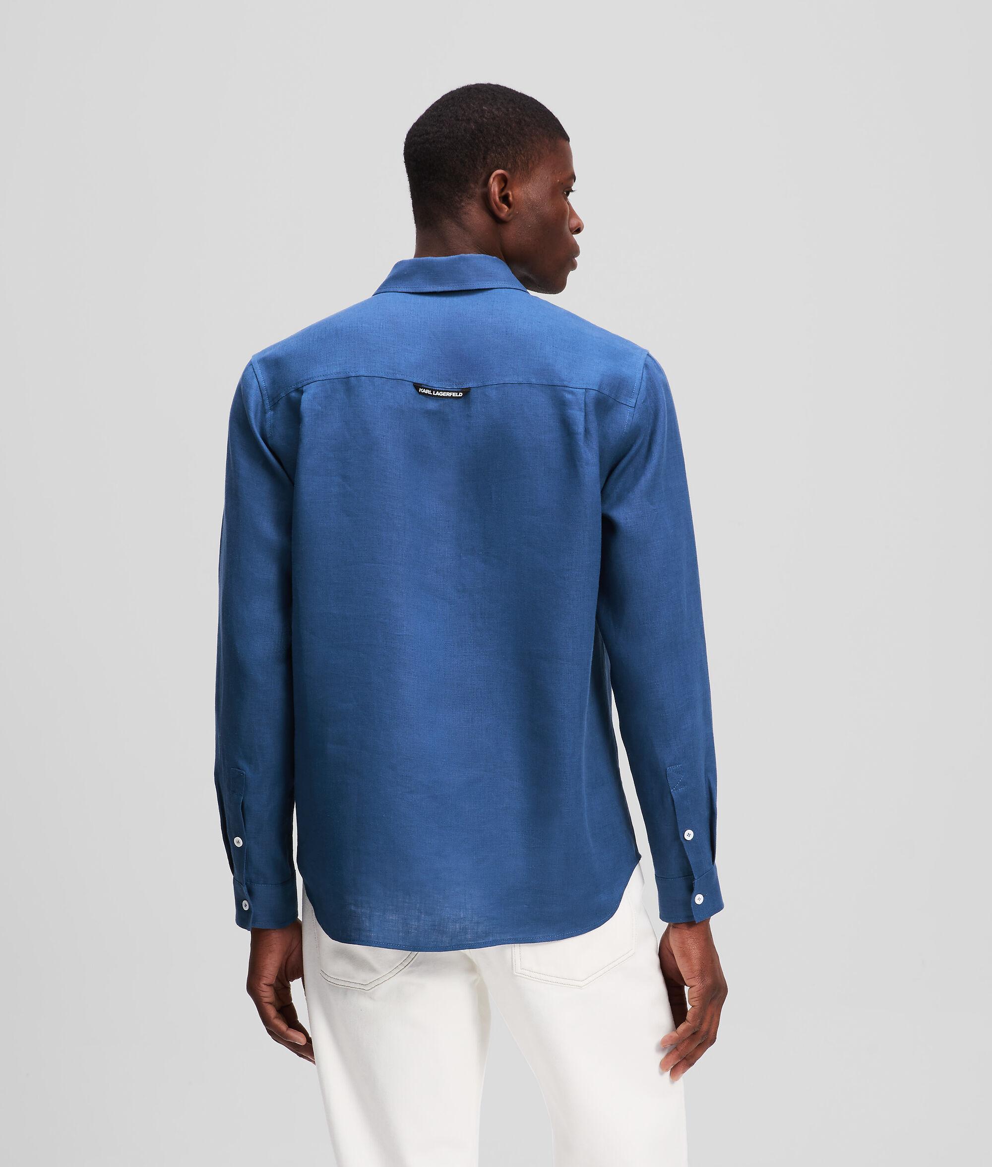 KL MONOGRAM LINEN SHIRT Product Image