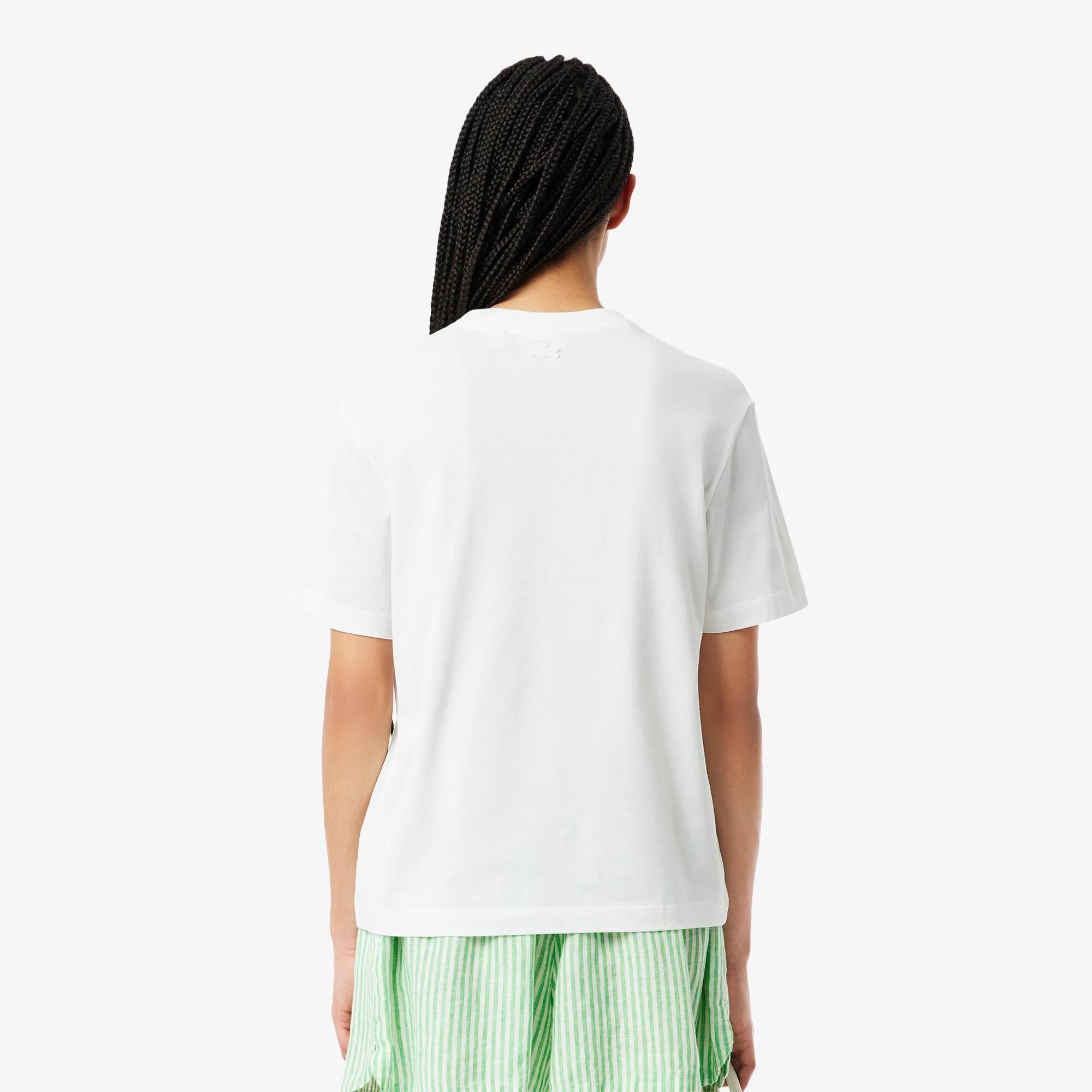 Crocodile Print Jersey T-shirt Product Image
