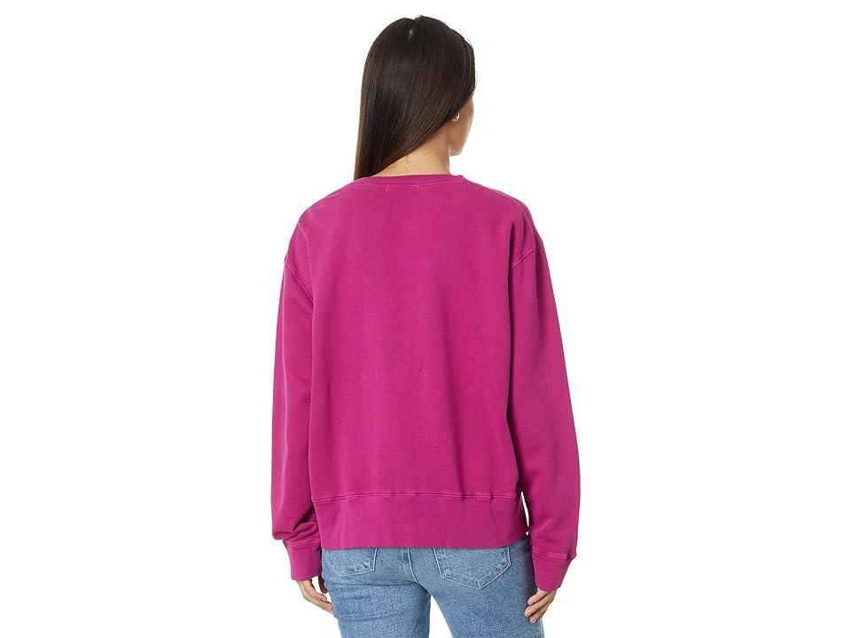 Mod-o-doc Deep V-Neck (Berry Crush) Women's Sweater Product Image