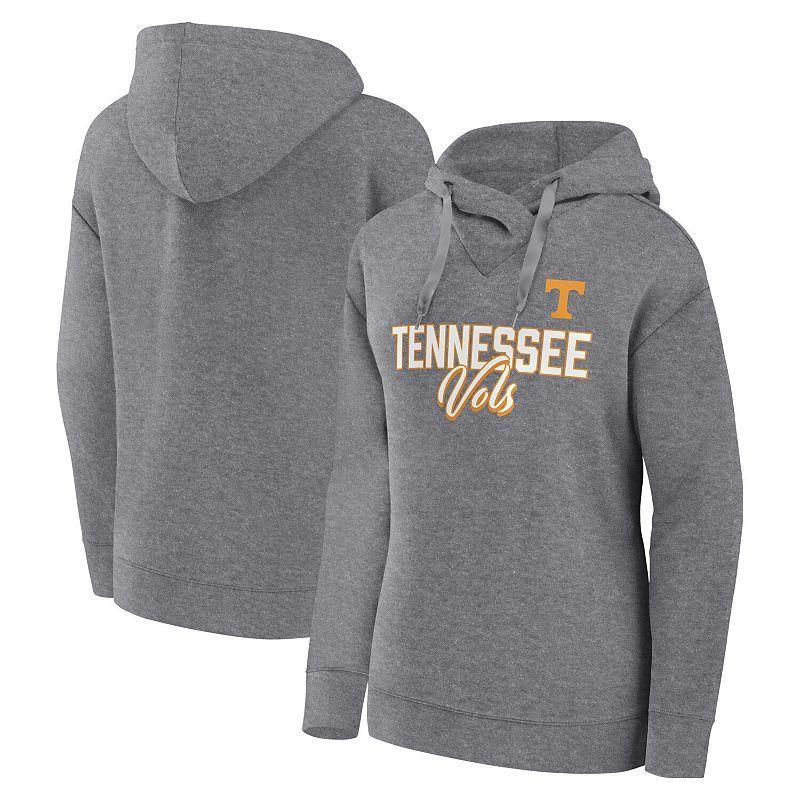 Women's Fanatics Branded Heather Gray Oregon Ducks Script Favorite Pullover Hoodie, Size: 2XL, Grey Product Image